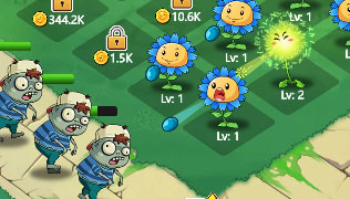 New online game Flower Defense Zombie Siege